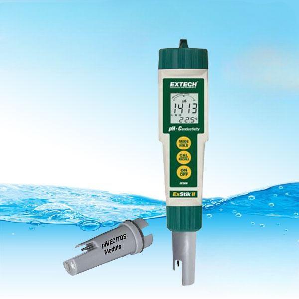 Extech EX-EC500 เครื่องวัดคุณภาพน้ำ 5in1│pH Meter Conductivity TDS ความเค็ม อุณหภูมิ